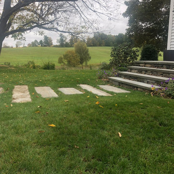 Ideas for reclaimed granite and bluestone