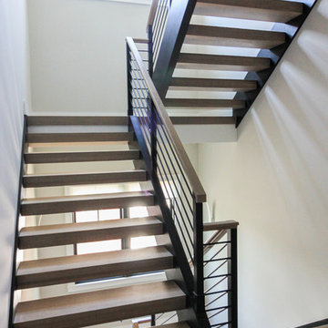 Project #52 | Minimalist Open Riser Stairway