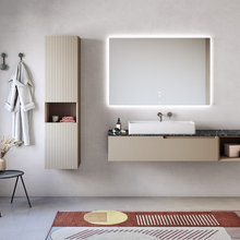 ¿Qué será tendencia en el baño en 2022? ¡Las texturas acanaladas!