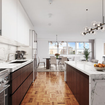 Virtual Staging Examples - Kitchen + Bathroom Renovations
