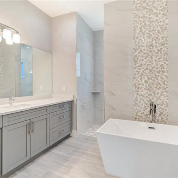 Crisp and Clean Bathroom Renovation in Los Angeles CA - Kitchen & Bath Remodeler