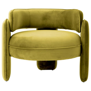 Savona Velvet Accent Chair | Eichholtz Chaplin, Green