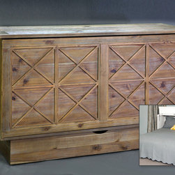 Arason Essex Creden-ZzZ Cabinet Bed | Natural - Murphy Beds