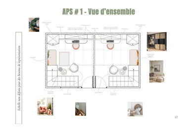 Chambre avec mezzanine