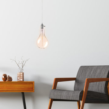 Oversized Vintage Style 100W Clear Glass Dimmable Incandescent Light Bulb