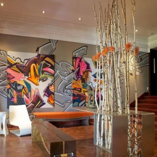 Home theater - modern home theater idea in San Francisco