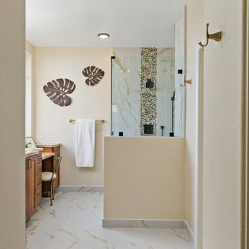 Mixed Metal Master Bathroom