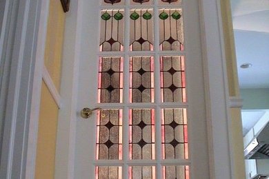Custom Stained Glass Interior Doors