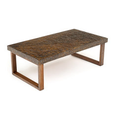 Industrial Chic Hand Hammered Coffee Table - Coffee Tables
