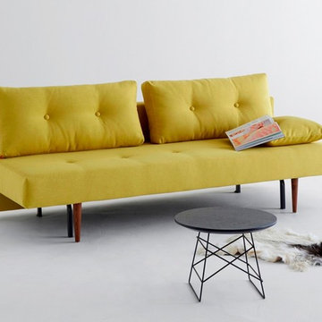Innovation Recast Sofa Bed | Soft Mustard Flower