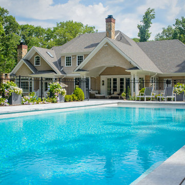 Large Inground Swimming Pool Westfield NJ