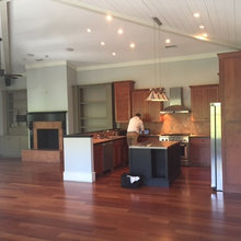 Before & After pic of whole house renovation in Charleston, SC