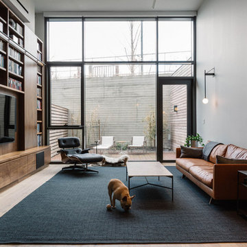 Furman Street Duplex - Living Room