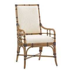 Summer Isle Upholstered Arm Chair - Dining Chairs