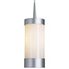 Silva LED Pendant Light w White Glass (Bronze No Canopy)