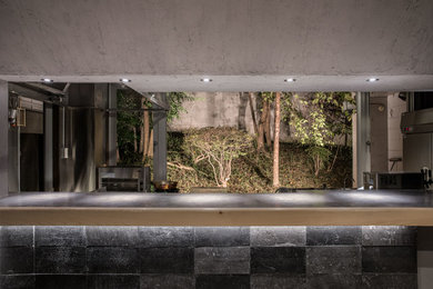 Example of a minimalist home design design in Kyoto