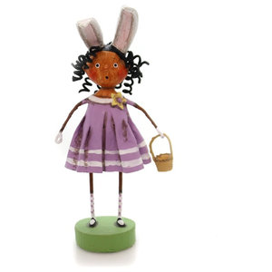 Lori Mitchell BREWSTER WILLIAMS Polyresin Bunny Ears Basket 11002