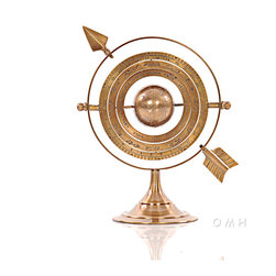 Brass AK027 Armillary on Stand - Decorative Objects And Figurines