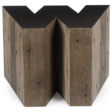 W Letter Side Table