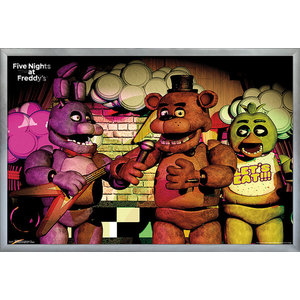 In Stock Fnaf Survived Poster Contemporary Kids Wall Decor By Trends International Houzz