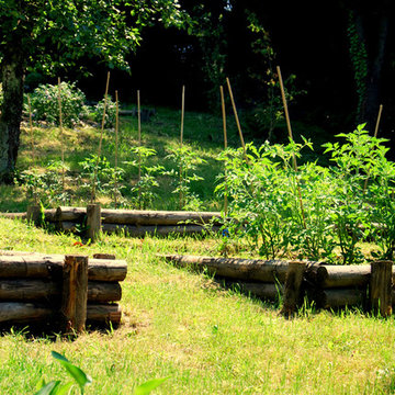 Giardino in collina