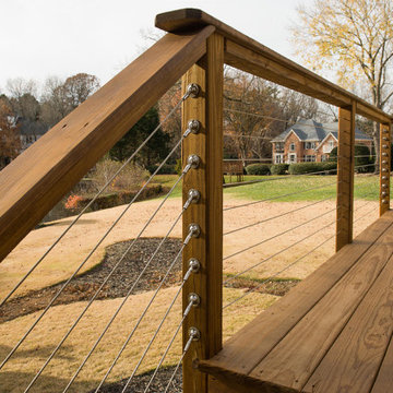 Modern Open Porch and Deck