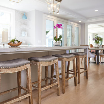 White Quartzite Kitchen