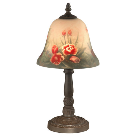 Dale Tiffany 10056/604 Rose Bell - One Light Accent Lamp