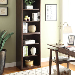 C Series Walnut Side Tower Bookcase - Products
