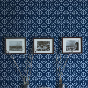 aronel rendezvous wallpaper in navy