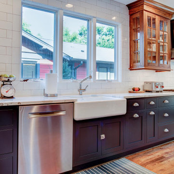 Transitional Kitchen & Bath Remodel in North Asheville