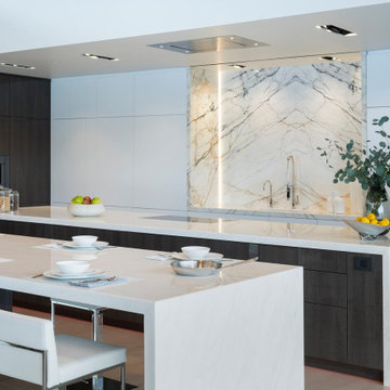 Bighorn Palm Desert luxury modern home kitchen island breakfast bar