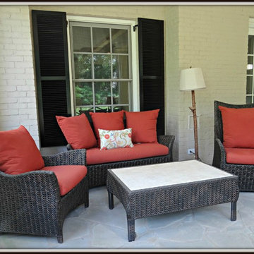 Addition with Screened Porch and Master Bathroom above Porch