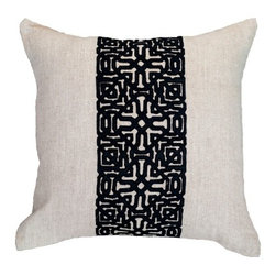 Moroccan Screen Band Pillow by Bandhini Homewear Design - Decorative Pillows