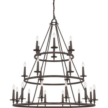 Quoizel Lighting - Voyager Chandelier 4 Light Steel - 52 Inches high - Voyager