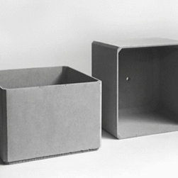 Bentu 'FANG' Concrete Plant Box - Indoor Pots And Planters