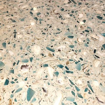 Vetrazzo Bretagne Blue Countertops
