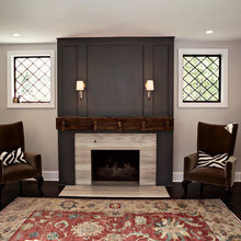 study fireplace