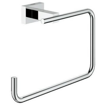 Grohe 40 510 1 Essentials Cube 7-5/16" Wall Mounted Towel Ring - Starlight