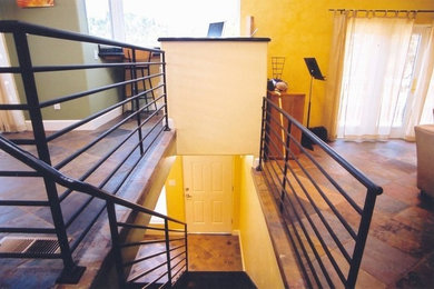 Inspiration for a contemporary staircase remodel in San Francisco