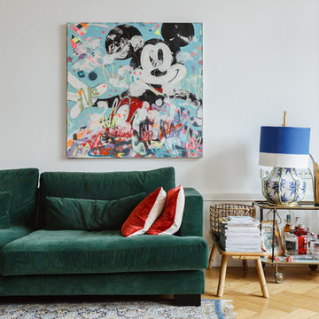 Eklektisch Wohnzimmer