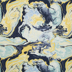 Medici Marble in Admiral - Fabric
