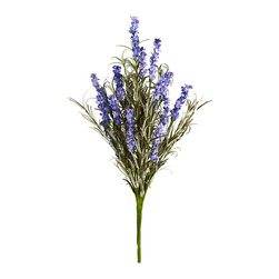 Shea's Wildflower - 24" Delphinium Spray, Purple - Wreaths And Garlands