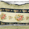 Mother's Castle3PC Contained Vermicelli-Quilted Patchwork Quilt Set Full/Queen