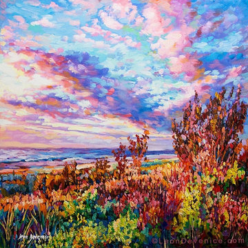 Landscape art, Landscape painting, Original Paintings for Sale by Leon Devenice