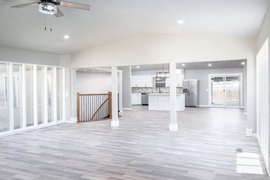 Large family room photo in Oklahoma City