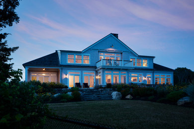 Coastal exterior home idea in Providence