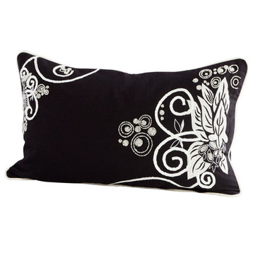 09391 Pillow Cover - Black, White