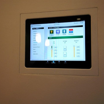 iPad in wall control panel