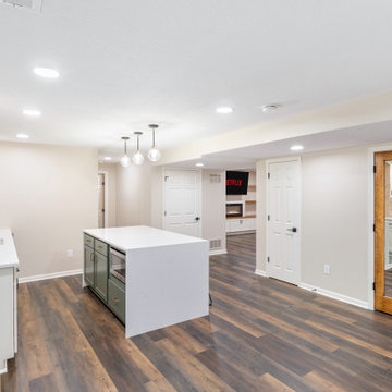 Traditional/Transitional Basement Finish Leawood, KS
